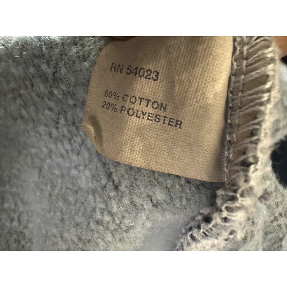 Vintage Gap x RED Hoodie Large Navy Distressed LS Fleece Lined Street Grunge Y2K - Picture 11 of 16